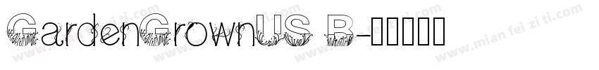 GardenGrownUS B字体转换